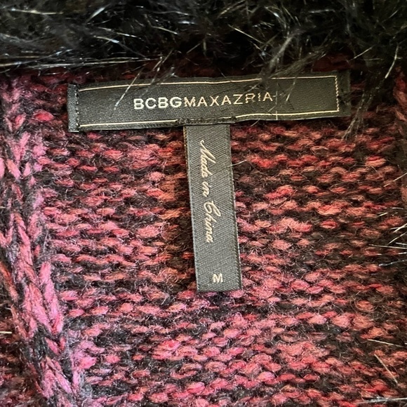BCBGMAXAZRIA faux fur cardigan. Medium. Preowned in excellent condition - Picture 7 of 11
